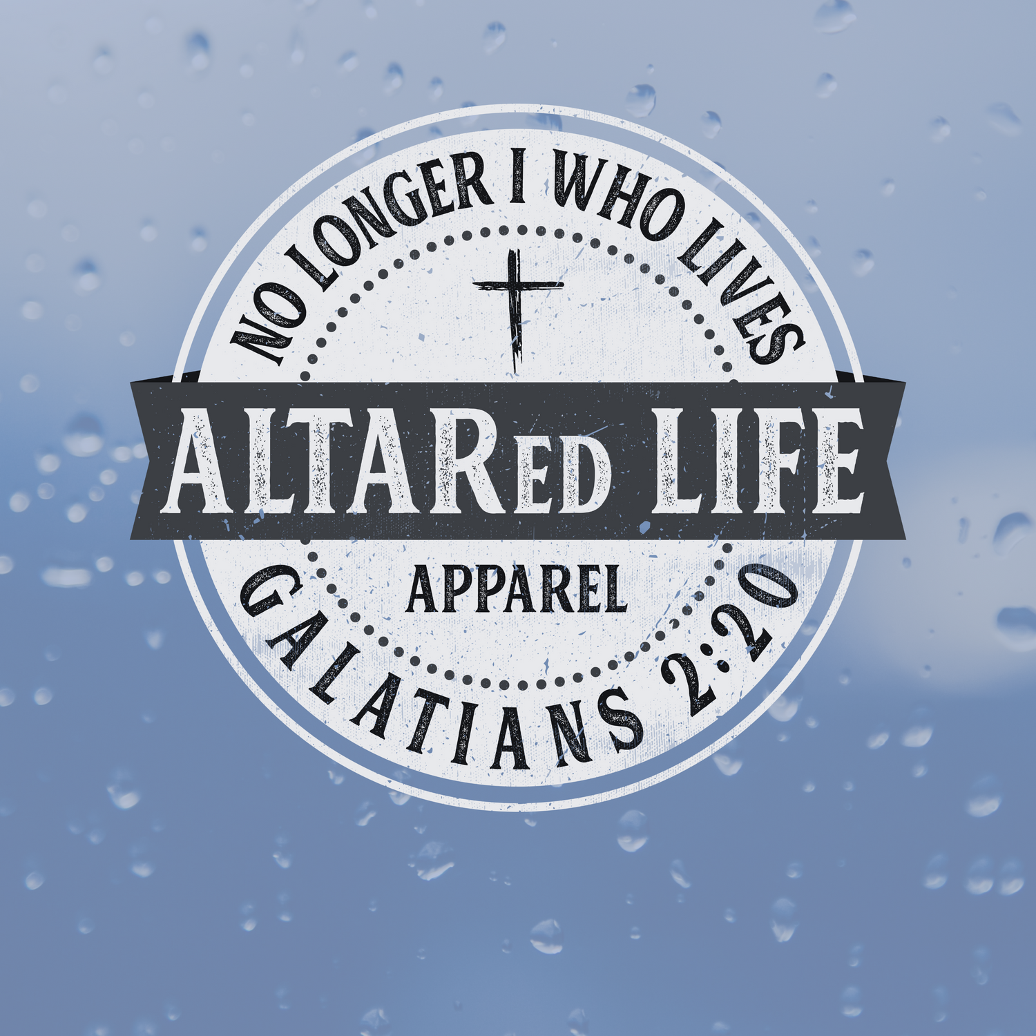 ALTARed Life Apparel Circle Logo  Design