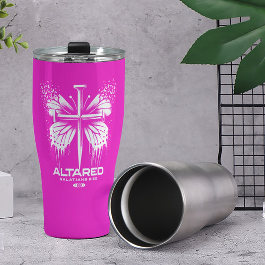 Butterfly & Nails ALTARed Cone Tumbler 30oz