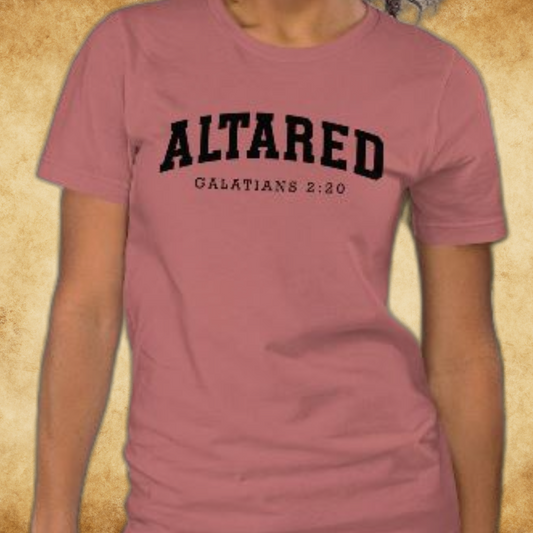 Collegiate Style Unisex Christian T-shirt | ALTARed Life Apparel