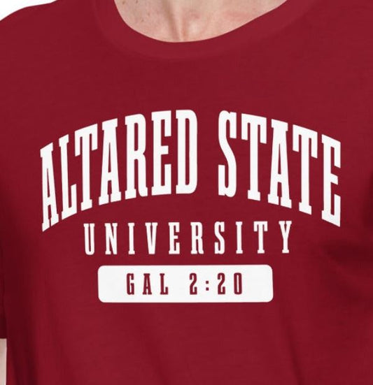 ASU White Letter Christian T-Shirt | ALTARed Life Apparel