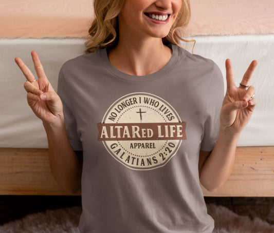 ALTARed Life Apparel Circle Logo Unisex Christian T-Shirt