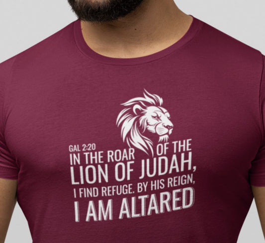 Lion of Judah Unisex Christian T-Shirt | ALTARed Life Apparel