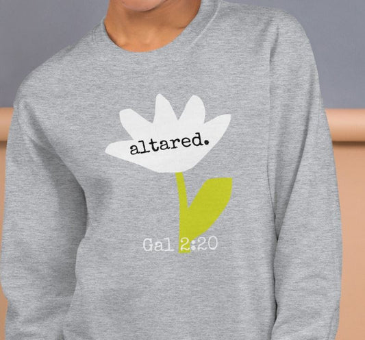 ALTARed Simple Flower Unisex Sweatshirt | ALTARed Brand