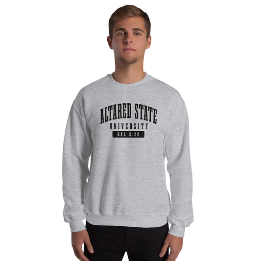 ALTARed State University Unisex Sweatshirt | Black Letter | ALTARed Brand